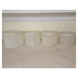 (4) Tupperware Cannisters