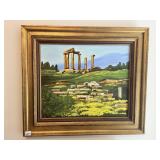 Temple of Zeus Ruins in Greece 32"x28.5"