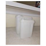Tupperware Cereal Keeper & Small Pitcher w/Lid
