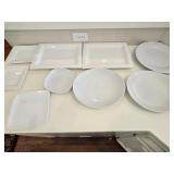 Round & Square Serving Platters & Square Saucers