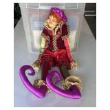 Vintage retired Jester doll 27"