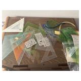 Assorted Plastic Drafting and Drawing Templates