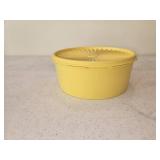 Yellow Tupperware Servalier Round