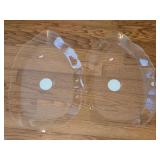 (2) New 14x22 Large Banana Leaf Platters