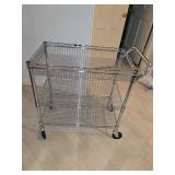 18x34x32 Metal 3 Shelf Cart