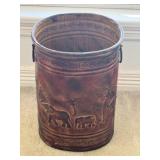 VTG Safari Embossed Umbrella Stand 14.5" tall