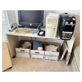 50"x18"x26" Computer Desk On Casters