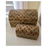 Hand-painted Wooden Trinket or Jewelry Boxes