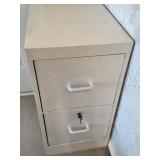 15"x18"x29" 2 Drawer Locking Filing Cabinet