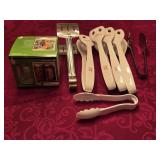 Box of (4) Mini (4oz) Ball Jars & (7) Serving