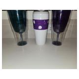 (2) Tumblers + Travel Tumbler