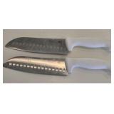 (2) Bakers & Chefs Santoku Knives