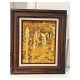 17"x21.5" Autumn Tapestry on Canvas