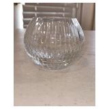 3.5" Bombay Company Heavy Cut Lead Crystal Rose