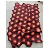 VTG Handmade Crochete Afghan