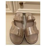 Sz: 7, Alegrï¿½a Loti Slip On Open Toe Sandal