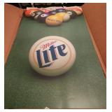 Miller Lite Billiards Translucent Poster 21x30