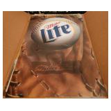 21x 30 Miller Lite Baseball Poster