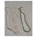 Pearl necklaces