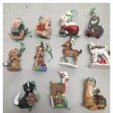 (11) Baby Animal Christmas Ornaments