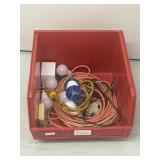 16.5ï¿½x16ï¿½x11ï¿½ red plastic stacking storage bin