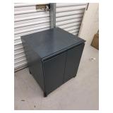 Two door cabinet on wheels