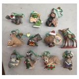 (11) Baby Animal Christmas Ornaments