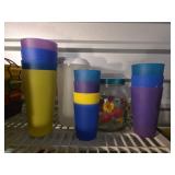 Pitcher w cups & more