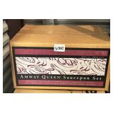 NIB Vintage Amway Queen Saucepan Set