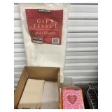 Tissue Paper & Assorted cards