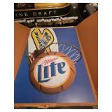 (B)21x30 Miller Lite Basketball Poster
