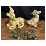 (4) Ceramic Figurines including Vintage Ceramic