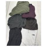 (6) Sz L Quarter Zip pullovers