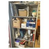 36'x18'72' White shelving unit ITEMS NOT