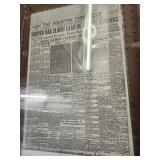 The Houston Chronicle Nov 6, 1928 *Reprint*