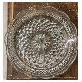 Anchor Hocking Clear Glass Wexford Divided Relish