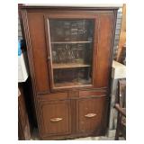 35'x13.5'x63.5'Vintage wood hutch
