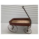Antique Primitive Wood and Metal Wagon