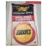 (C) MGD Official Rockets Sponsor Penant 42x28