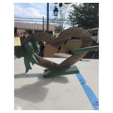 Handmade decorative heart Shelf