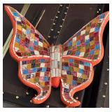 14'x13' Mosaic butterfly sculpture w/colorful