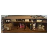 58ï¿½ x12.5'x18ï¿½ Wooden Storage Shelf ITEMS NOT