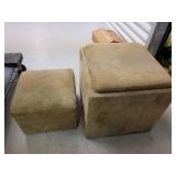 Stackable storage foot rest