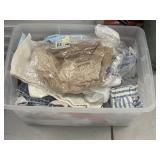 Tote with Sz Small shorts, Sz L shirts & pieces