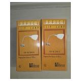 2 clip lamps