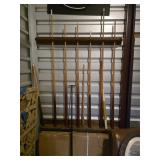 Pool sticks & holder