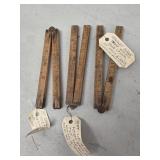 (4) VTG Fold Rulers