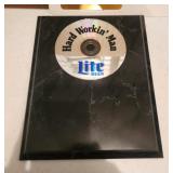 Hard working man Plaque