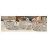 Assorted Glass tea cups