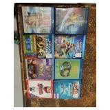 (8) children's movies on Blueray and DVD